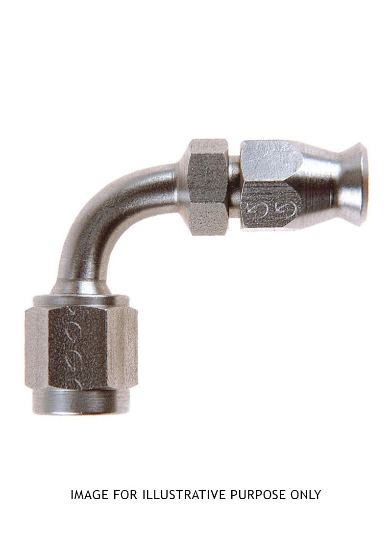 Goodridge - Raccordo riutilizzabile 90° a tubo Femmina (6091) - Ravasicorse