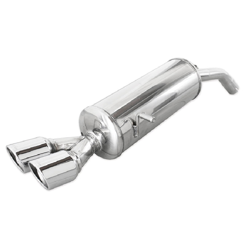 Inoxcar - Finale con silenziatore 2 x Ø80 mm (Angled) - Ravasicorse