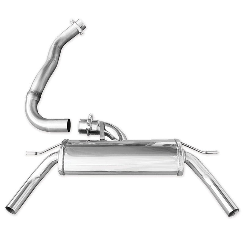 Inoxcar - Finale con silenziatore con uscita Ø50 DX+SX - Ravasicorse