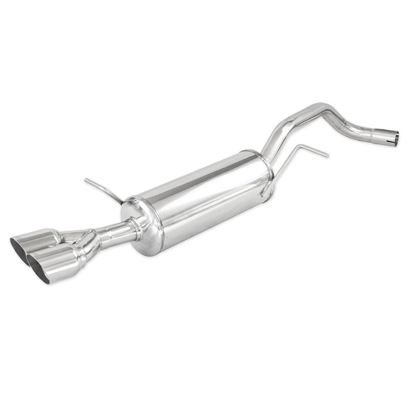 Inoxcar - Finale con silenziatore con uscita 2x Ø80 (Racing) - Ravasicorse