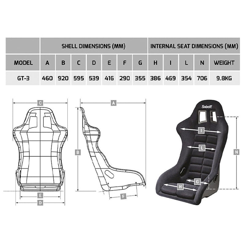 Sabelt - Sedile GT-3 - Ravasicorse