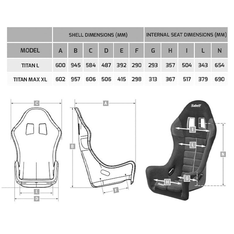 Sabelt - Sedile Titan Max - Ravasicorse