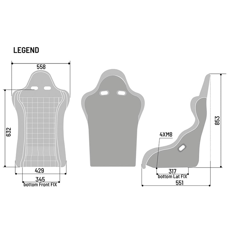 Sedile Sparco - Martini Racing Legend - Ravasicorse