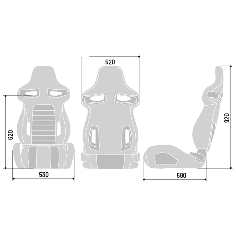 Sparco - Sedile Tuning R333 (black) - Ravasicorse