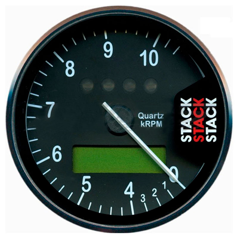Stack - Contagiri Multifunzione ST700 Street Race 0-4-10.500 RPM (Ø80 mm - Black) - Ravasicorse