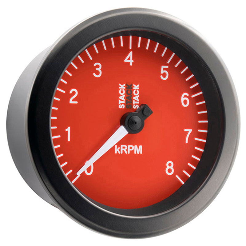 Stack - Contagiri Sport 8.000 RPM (Ø80 mm - Red) - Ravasicorse