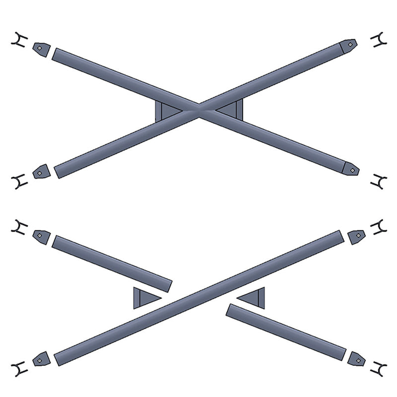 Coppia di barre per protezione laterale con raccordo - Ravasicorse
