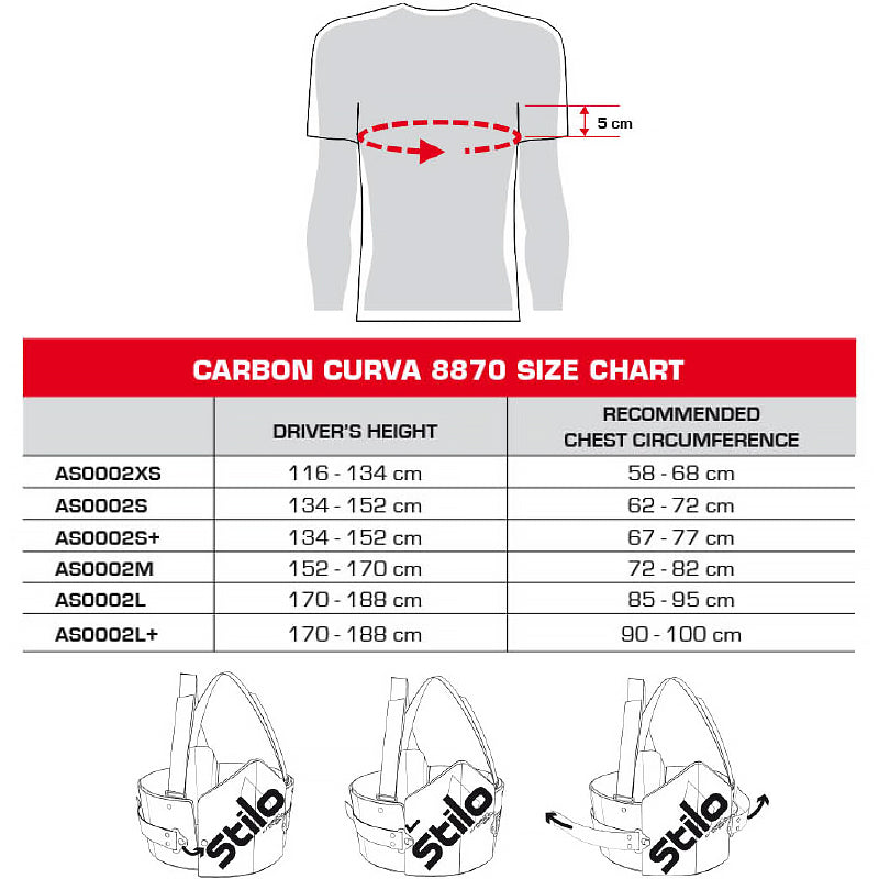 Stilo - Paracostole Carbon Curva FIA 8870-2018 - Ravasicorse