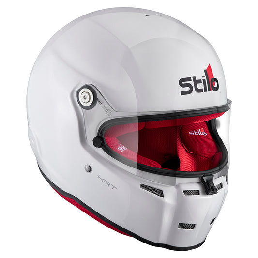 Casco Stilo - ST5FN KRT (white/red)