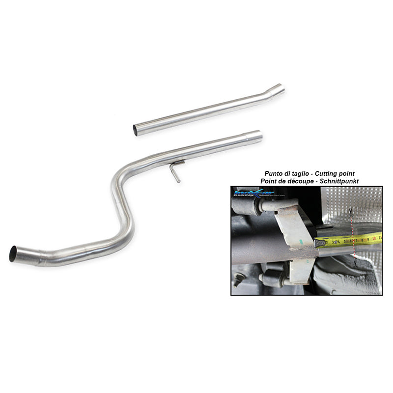 Inoxcar - Tubo centrale diretto (senza flessibile) - Ravasicorse