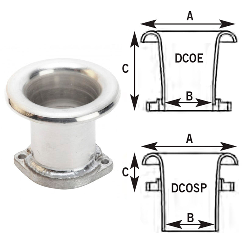 Weber - Imbuto di aspirazione a vite in alluminio - Ravasicorse