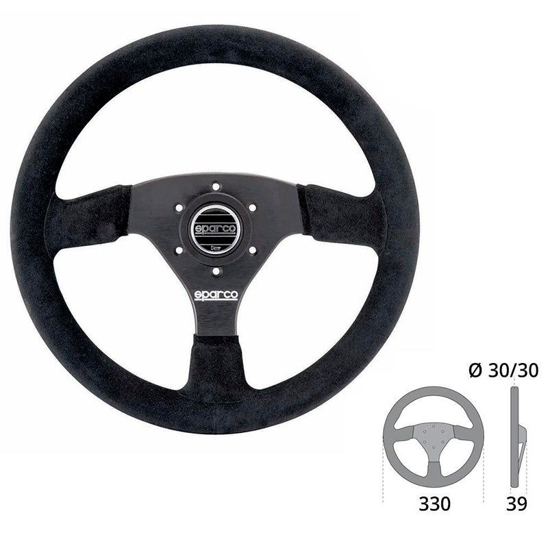 Sparco - Volante R323 suede leather - Ravasicorse