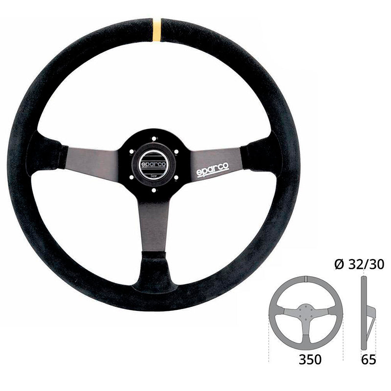 Sparco - Volante R368 suede leather - Ravasicorse