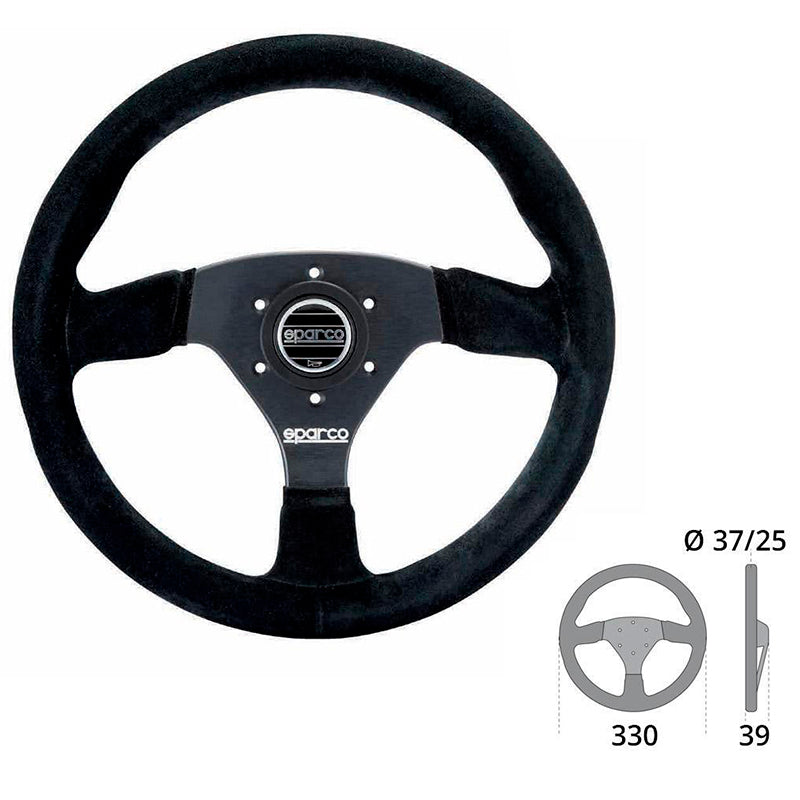 Sparco - Volante R383 smooth leather - Ravasicorse
