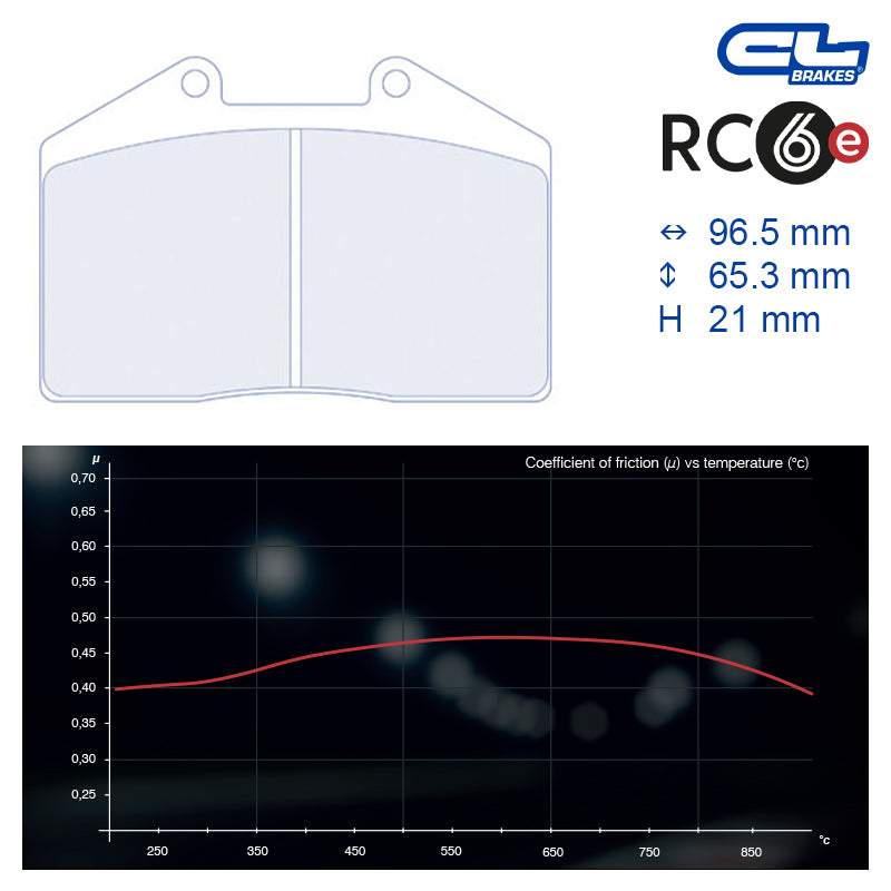 CL Brakes - Kit 4 pz. pastiglie freno (4002T21)