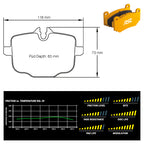 Pagid - Pastiglie freno BMW M3 [G80] (4932) - Rear - Ravasicorse