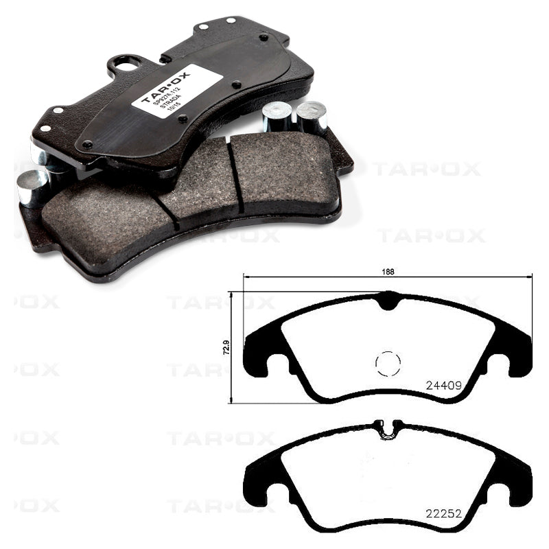 Tarox - Pastiglie freno Ford Focus Mk2 2.5T RS 305-350 HP - Front - Ravasicorse