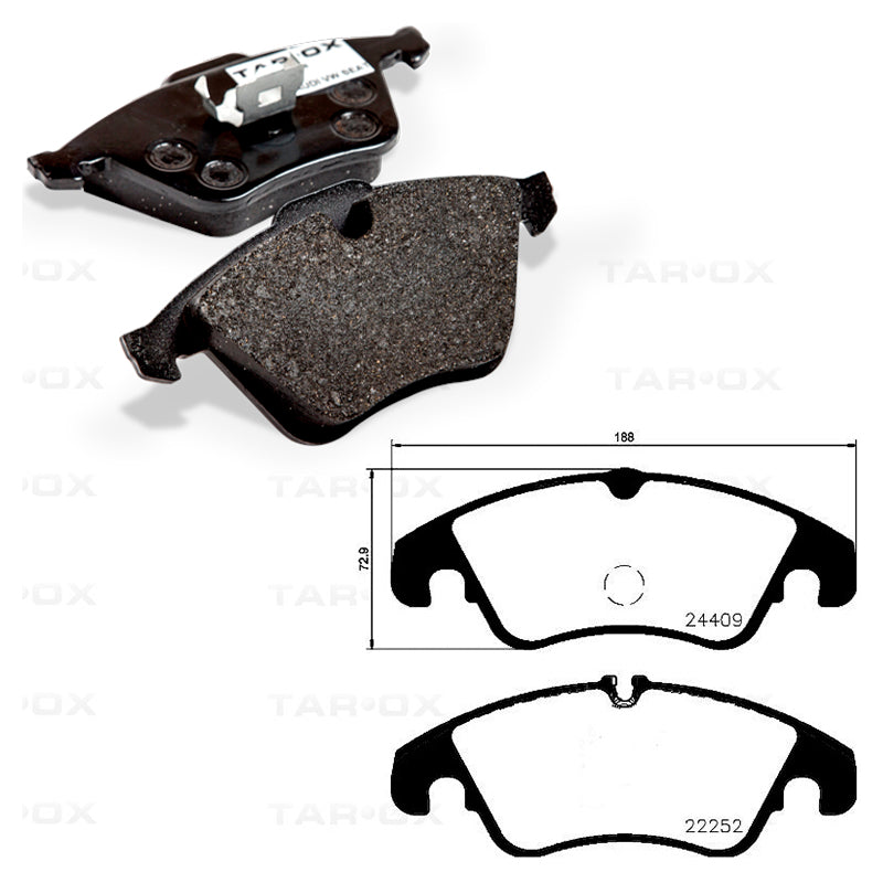 Tarox - Pastiglie freno Ford Focus Mk2 2.5T RS 305-350 HP - Front - Ravasicorse