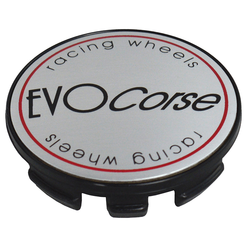 Evocorse - Hubcap (C10) in plastic with Evocorse brushed badge (L10)