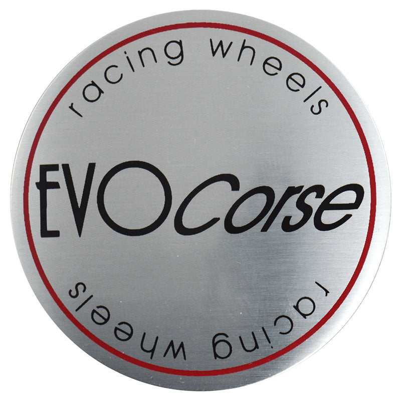 Evocorse - Hubcap (C10) in plastic with Evocorse brushed badge (L10)