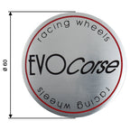 Evocorse - Hubcap (C10) in plastic with Evocorse brushed badge (L10)