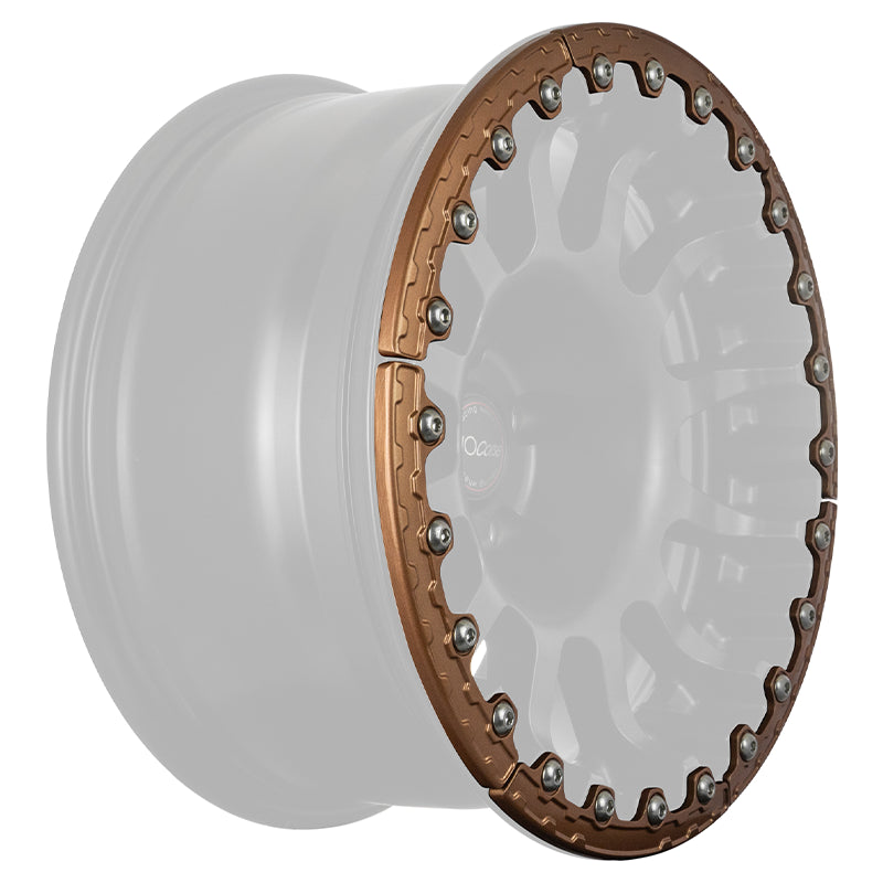 Evocorse - Protection ring in Aluminum for Atlas BL wheel - Copper color, includes fitting stainless steel screws