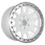 Evocorse - Beadlock forged ring for DAKARFORGED BEADLOCK wheel in brushed aluminium, includes 24 stainless steel screws