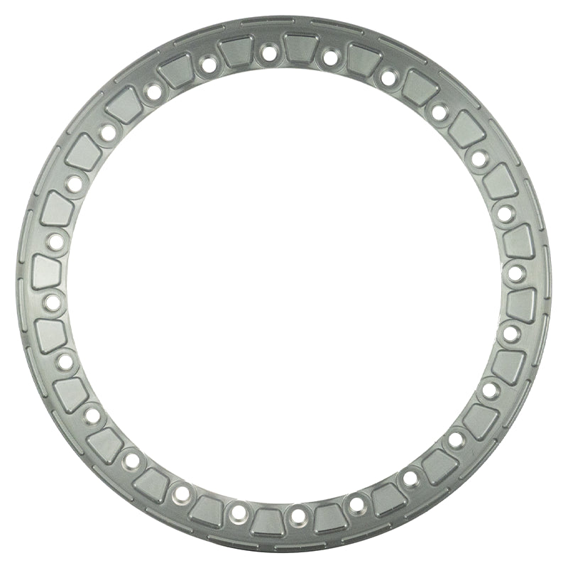 Evocorse - Beadlock forged ring for DAKARFORGED BEADLOCK wheel in brushed aluminium, includes 24 stainless steel screws
