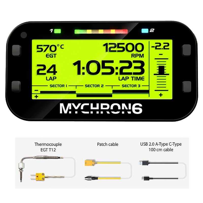 AIM - Dash logger MyChron6 1T (Karting) - Ravasicorse
