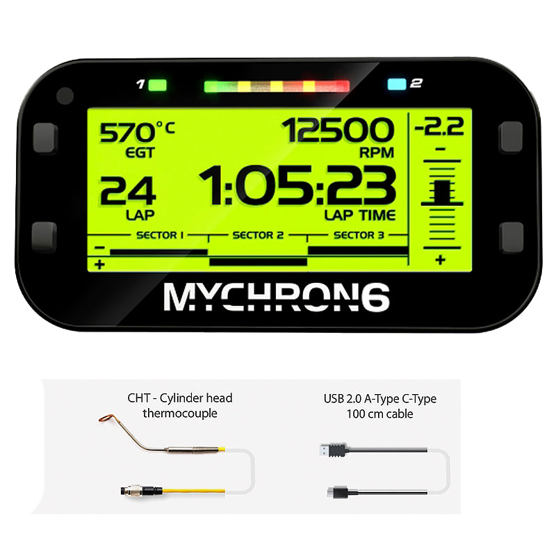 AIM - Dash logger MyChron6 1T (Karting) - Ravasicorse