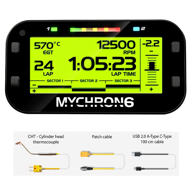 AIM - Dash logger MyChron6 1T (Karting) - Ravasicorse