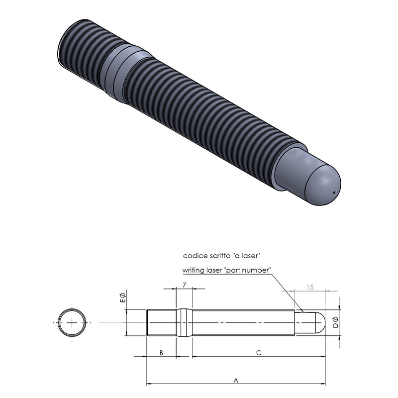 12X1.5 - 12X1.25X74 - Ravasicorse
