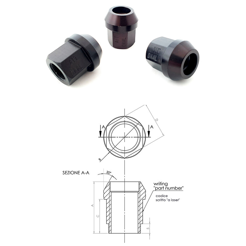 14X1.5 - h 27 mm