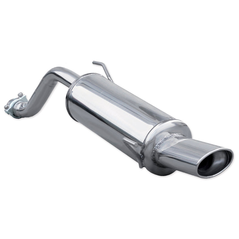 Inoxcar - Finale con silenziatore con uscita ovale 120x80 mm - Ravasicorse