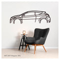 MEGANE 3RS - Metal car silhouette - Ravasicorse