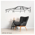 037 CLASSIC - Metal car silhouette - Ravasicorse