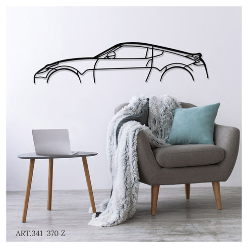 370Z - Metal car silhouette - Ravasicorse