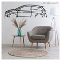 FIESTA ST - Metal car silhouette - Ravasicorse