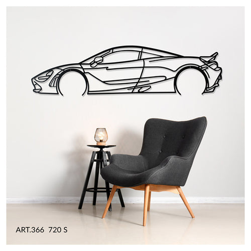 720 S - Metal car silhouette - Ravasicorse