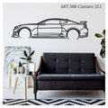 CAMARO ZL1 - Metal car silhouette - Ravasicorse