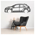 COROLLA GR - Metal car silhouette