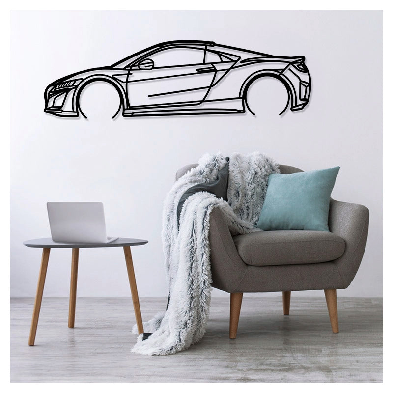NSX - Metal car silhouette