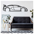 VEYRON - Metal car silhouette