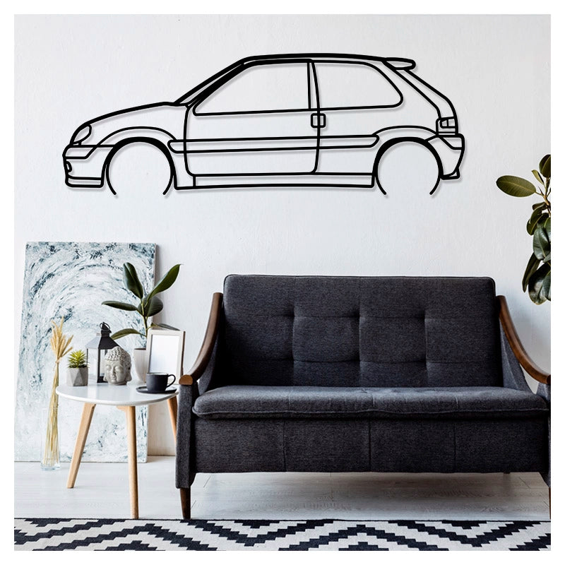 SAXO VTS - Metal car silhouette