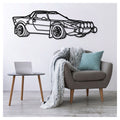 STRATOS RALLY Front - Metal car silhouette