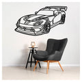 VIPER GTC ACR Front - Metal car silhouette