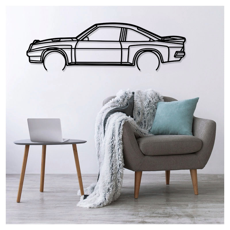 MANTA 400 RALLY - Metal car silhouette