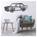 131 Front - Metal car silhouette
