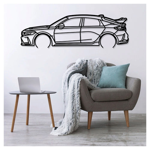CIVIC TYPE-R FL5 - Metal car silhouette