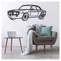 GTA 1300 Front - Metal car silhouette